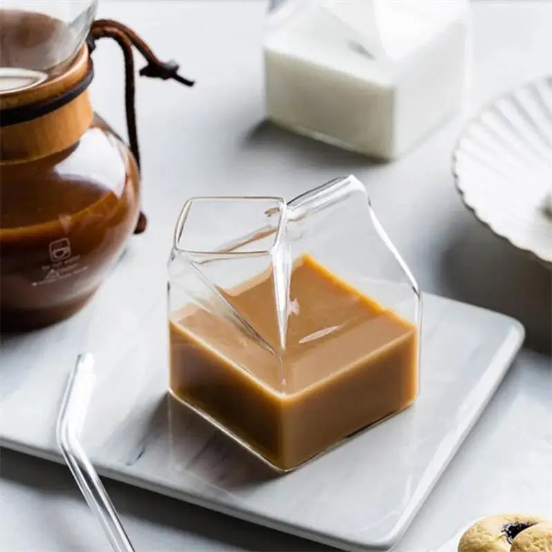 Creative Milk Box Cup - Quirky Elegance for Your Daily Sips!