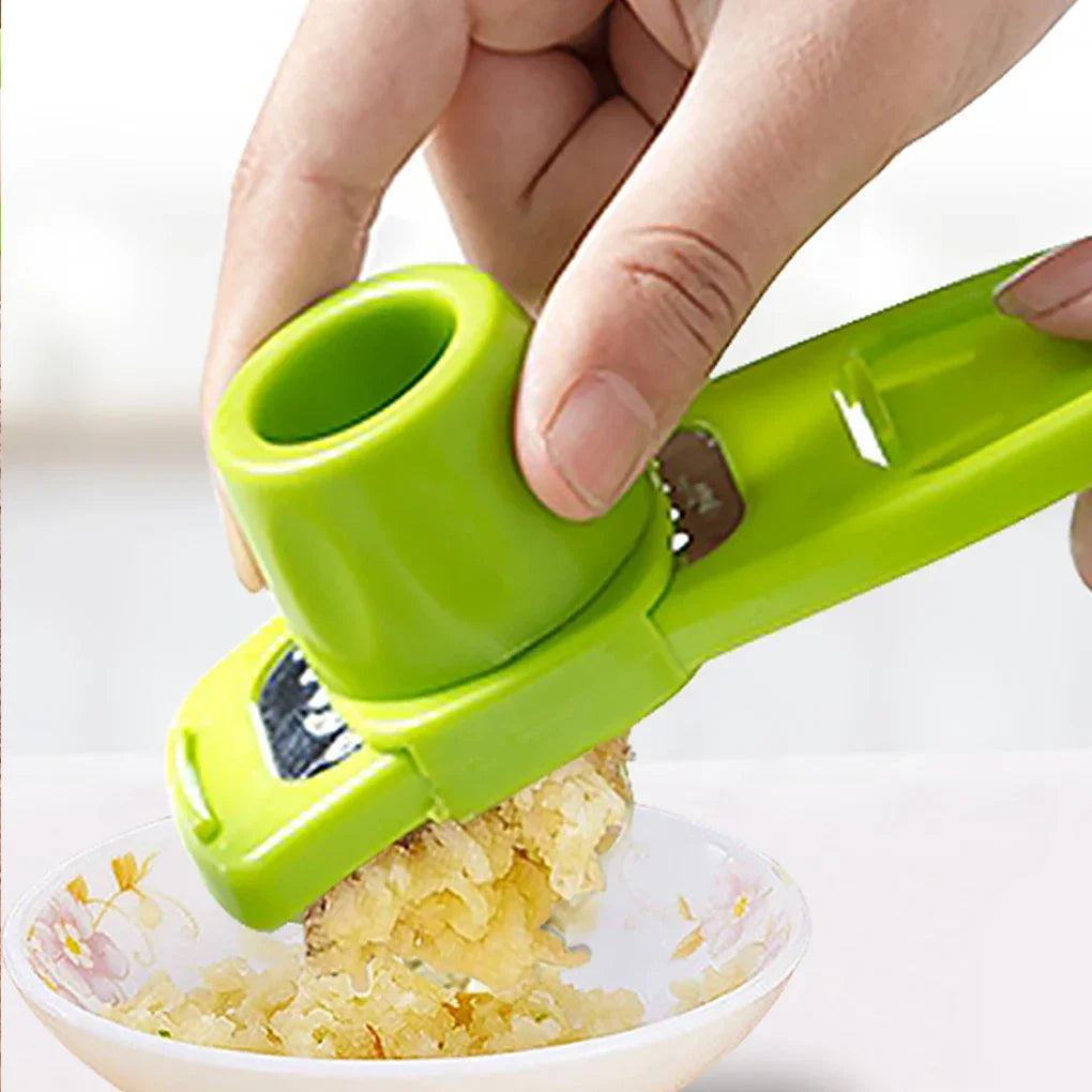 Effortless Kitchen Mastery with Our Multi-Functional Garlic Crusher Press!