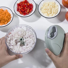 Effortless Kitchen Mastery: Manual Meat Mincer & Garlic Chopper