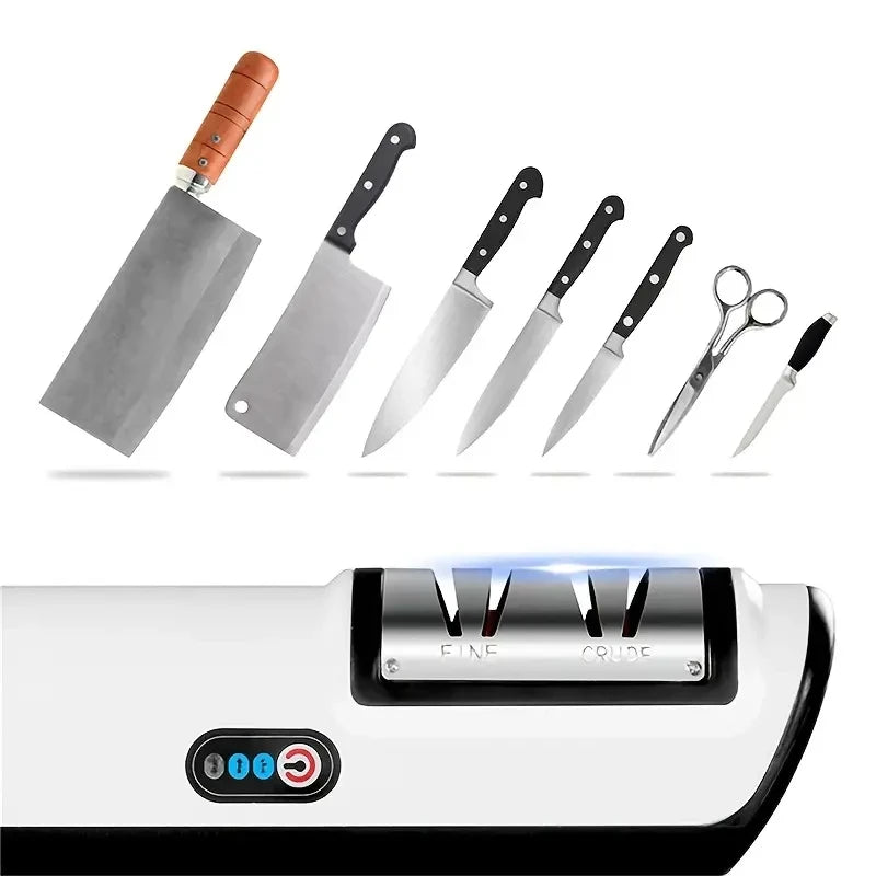 Effortless Precision: 1pc Electric Knife Sharpener - Your Kitchen's Sharpening Expert