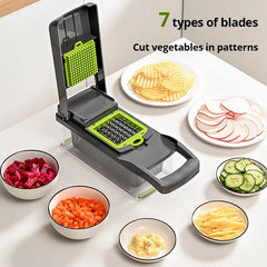12 in 1 Multifunctional Vegetable Slicer - Effortless Precision in Every Cut!